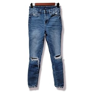 Flying Monkey High Rise Ankle Skinny Jeans F4260